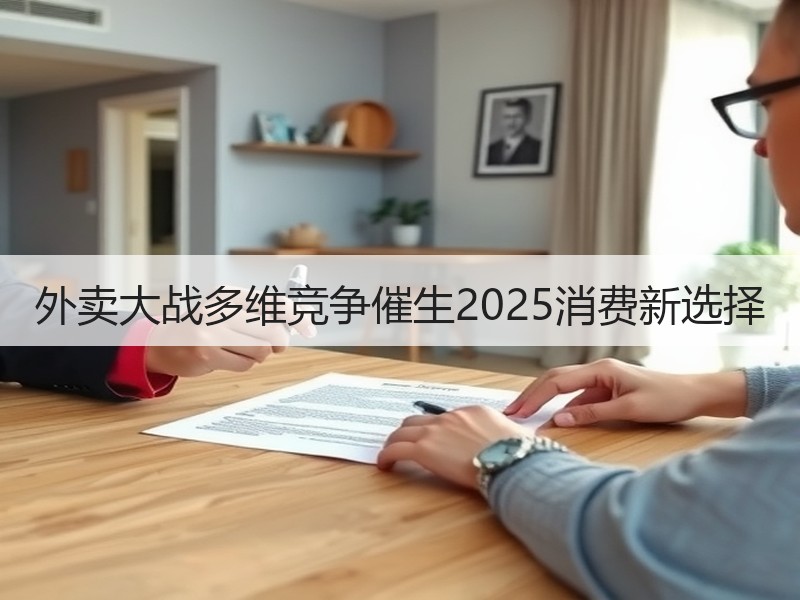 外卖大战多维竞争催生2025消费新选择