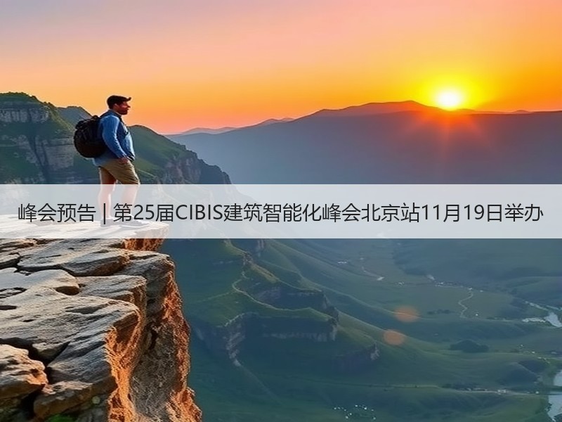 峰会预告 | 第25届CIBIS建筑智能化峰会北京站11月19日举办