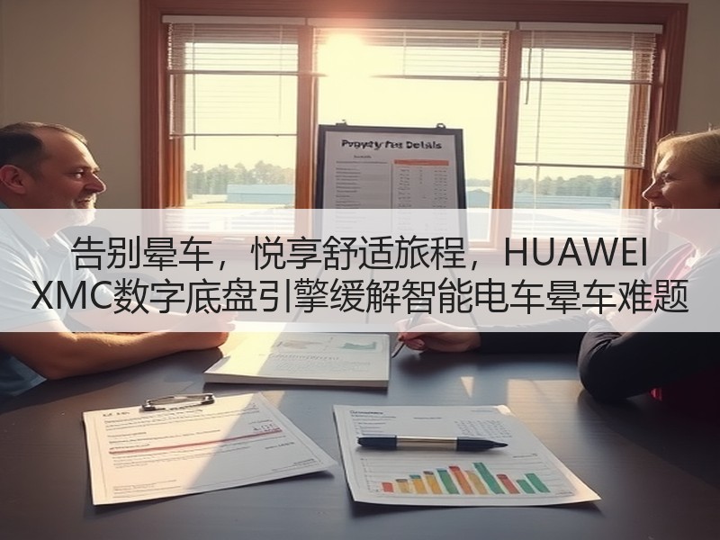 告别晕车，悦享舒适旅程，HUAWEI XMC数字底盘引擎缓解智能电车晕车难题