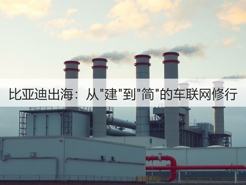 比亚迪出海：从
