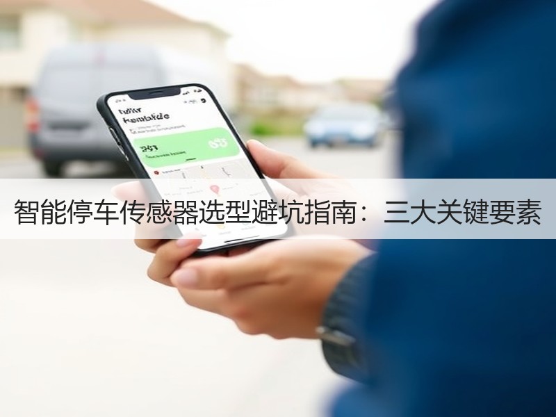 智能停车传感器选型避坑指南：三大关键要素