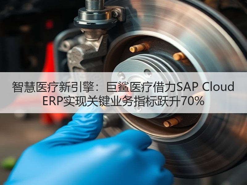 智慧医疗新引擎：巨鲨医疗借力SAP Cloud ERP实现关键业务指标跃升70%