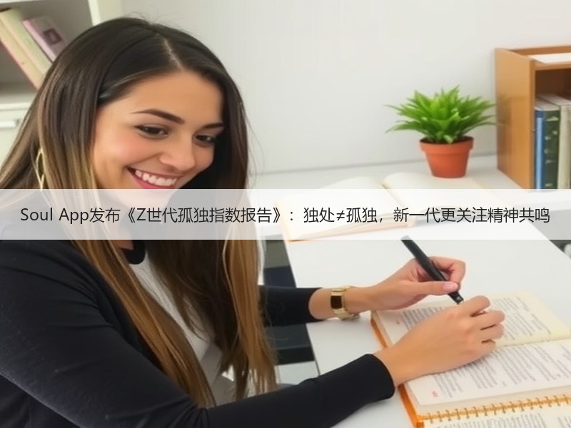 Soul App发布《Z世代孤独指数报告》：独处≠孤独，新一代更关注精神共鸣