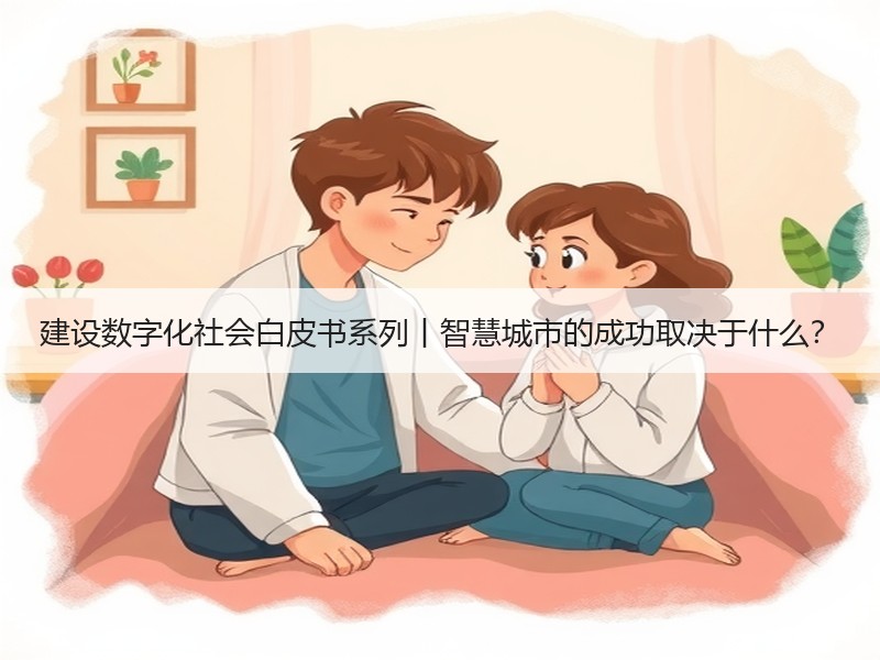 建设数字化社会白皮书系列丨智慧城市的成功取决于什么？