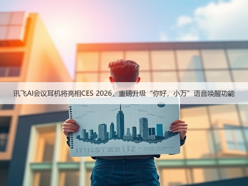 讯飞AI会议耳机将亮相CES 2026，重磅升级“你好，小万”语音唤醒功能