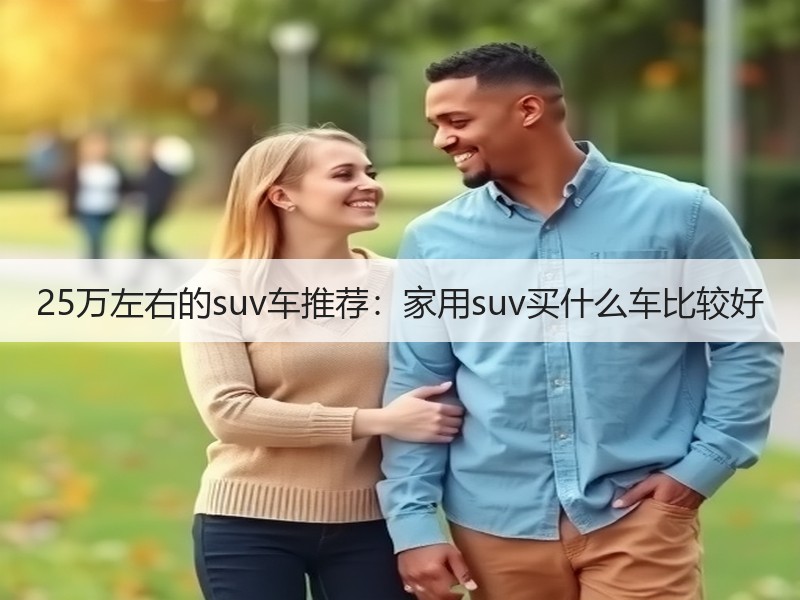 25万左右的suv车推荐：家用suv买什么车比较好