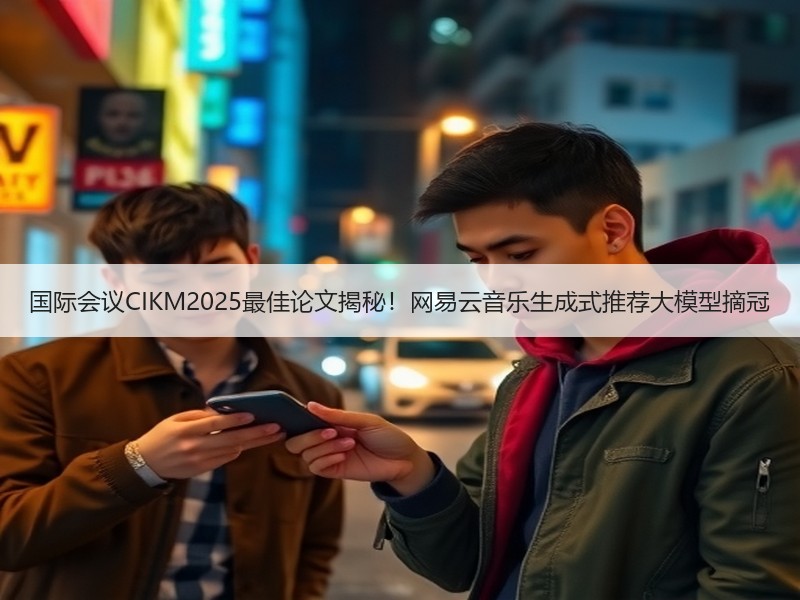 国际会议CIKM2025最佳论文揭秘！网易云音乐生成式推荐大模型摘冠