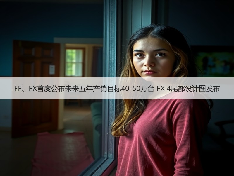 FF、FX首度公布未来五年产销目标40-50万台 FX 4尾部设计图发布