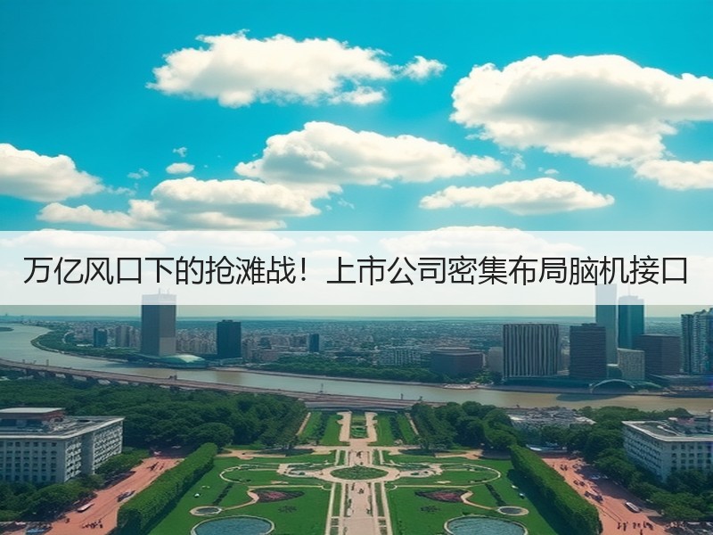 万亿风口下的抢滩战！上市公司密集布局脑机接口