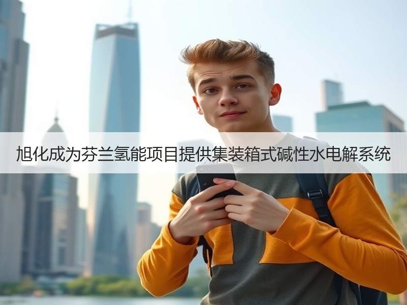 旭化成为芬兰氢能项目提供集装箱式碱性水电解系统