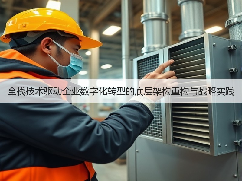 全栈技术驱动企业数字化转型的底层架构重构与战略实践