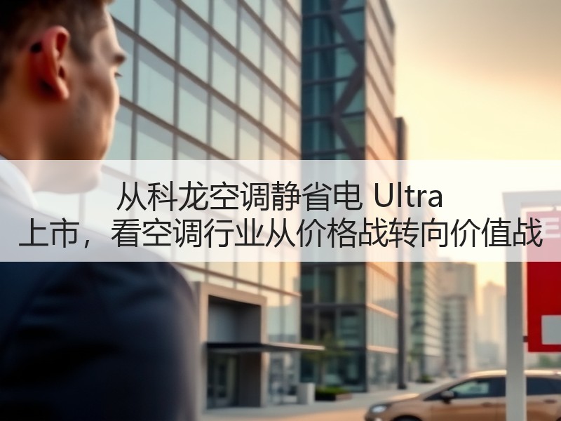 从科龙空调静省电 Ultra 上市，看空调行业从价格战转向价值战