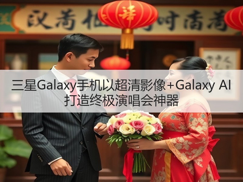 三星Galaxy手机以超清影像+Galaxy AI 打造终极演唱会神器
