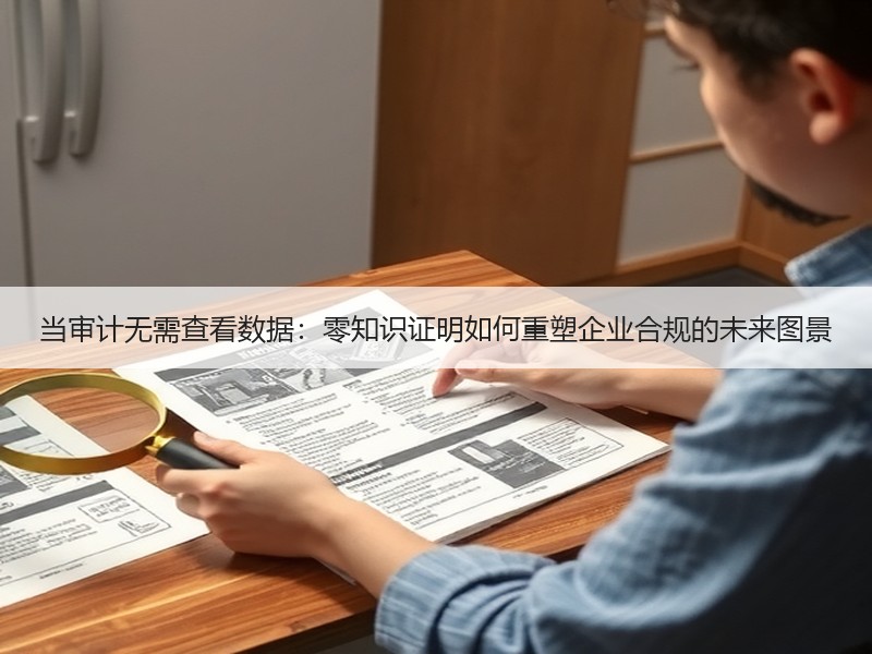 当审计无需查看数据：零知识证明如何重塑企业合规的未来图景