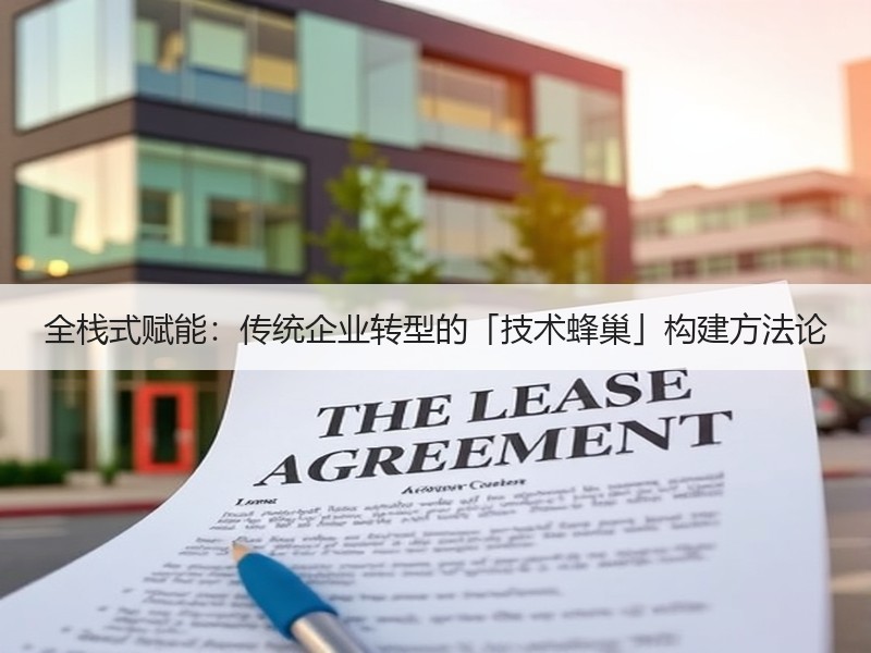 全栈式赋能：传统企业转型的「技术蜂巢」构建方法论