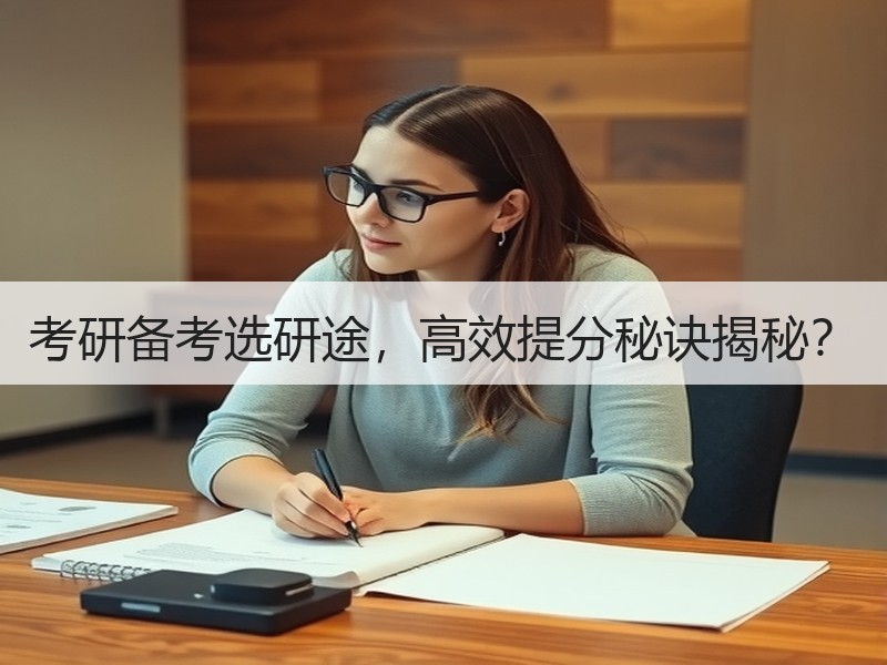考研备考选研途，高效提分秘诀揭秘？