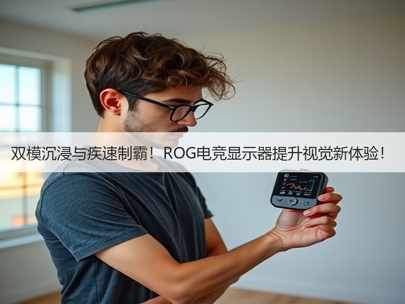 双模沉浸与疾速制霸！ROG电竞显示器提升视觉新体验！