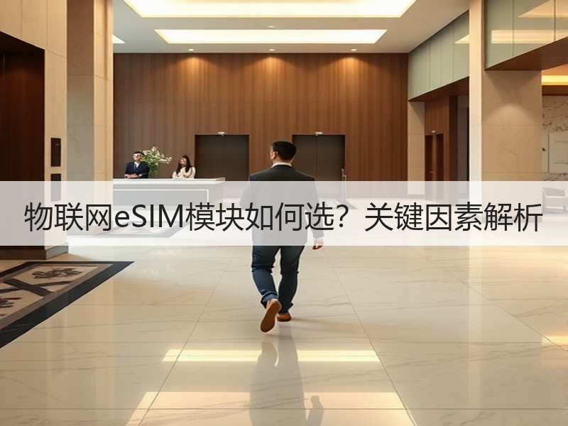 物联网eSIM模块如何选？关键因素解析