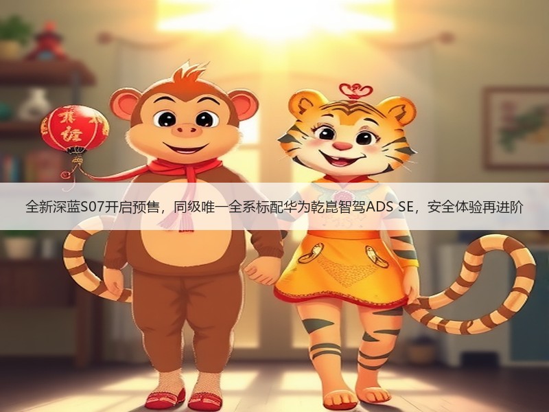 全新深蓝S07开启预售，同级唯一全系标配华为乾崑智驾ADS SE，安全体验再进阶