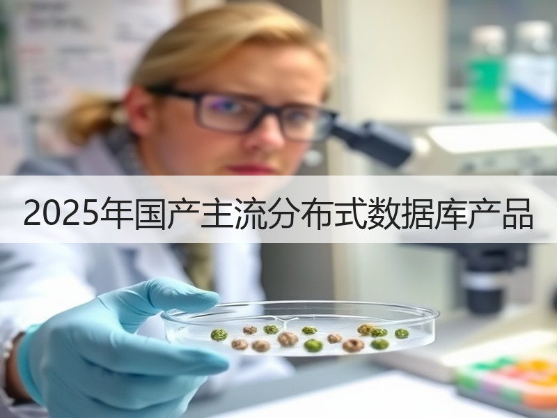 2025年国产主流分布式数据库产品