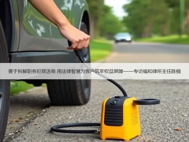 善于拆解职务犯罪迷局 用法律智慧为客户筑牢权益屏障——专访福和律所主任陈楠