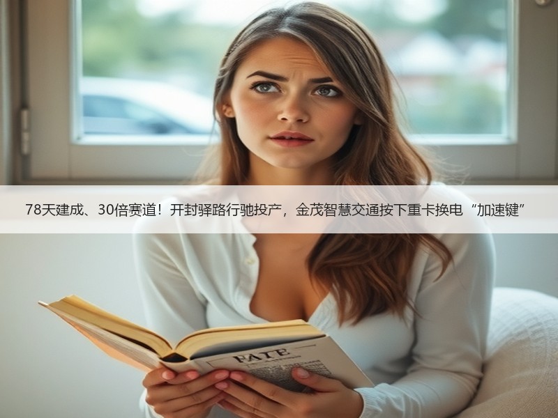 78天建成、30倍赛道！开封驿路行驰投产，金茂智慧交通按下重卡换电“加速键”
