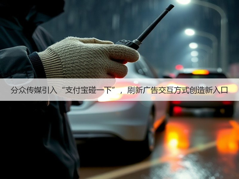 分众传媒引入“支付宝碰一下”，刷新广告交互方式创造新入口