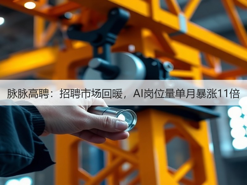 脉脉高聘：招聘市场回暖，AI岗位量单月暴涨11倍