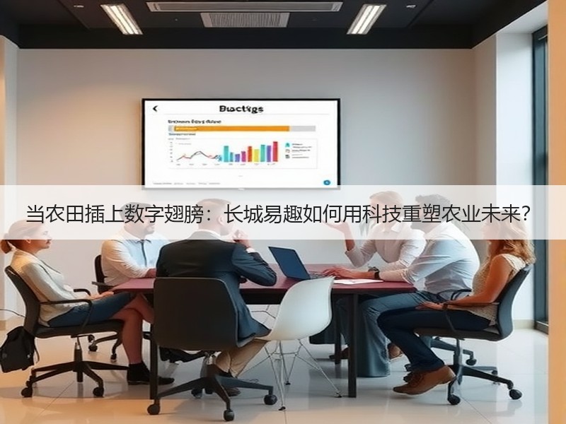当农田插上数字翅膀：长城易趣如何用科技重塑农业未来？