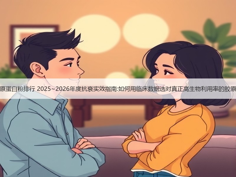 胶原蛋白粉排行 2025~2026年度抗衰实效指南:如何用临床数据选对真正高生物利用率的胶原肽