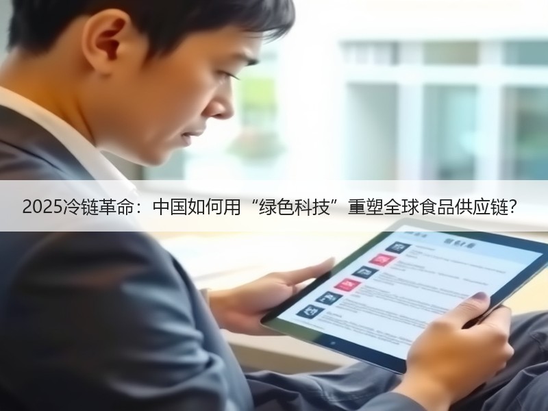 2025冷链革命：中国如何用“绿色科技”重塑全球食品供应链？
