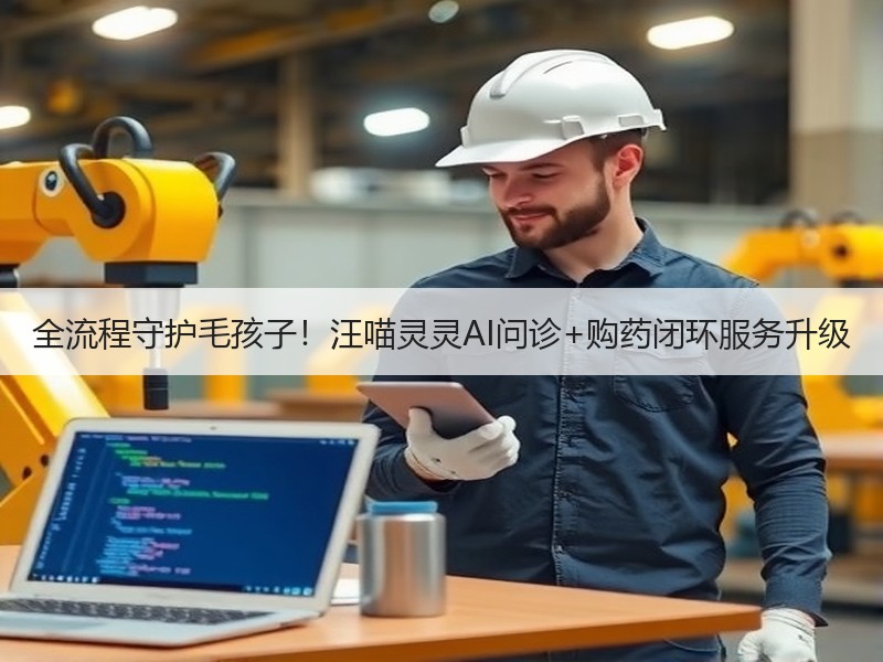 全流程守护毛孩子！汪喵灵灵AI问诊+购药闭环服务升级