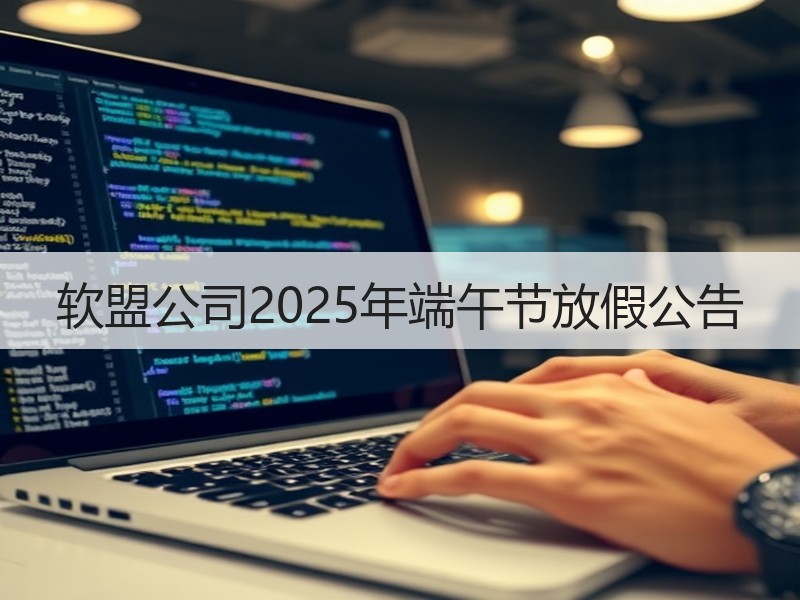 软盟公司2025年端午节放假公告