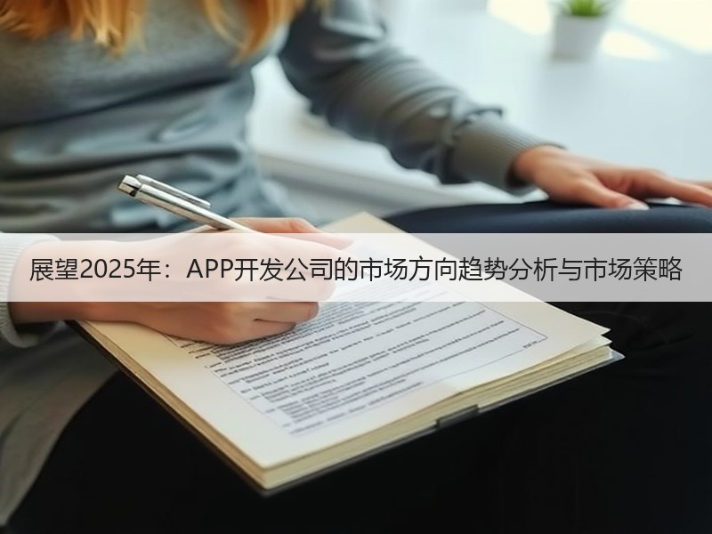 展望2025年：APP开发公司的市场方向趋势分析与市场策略