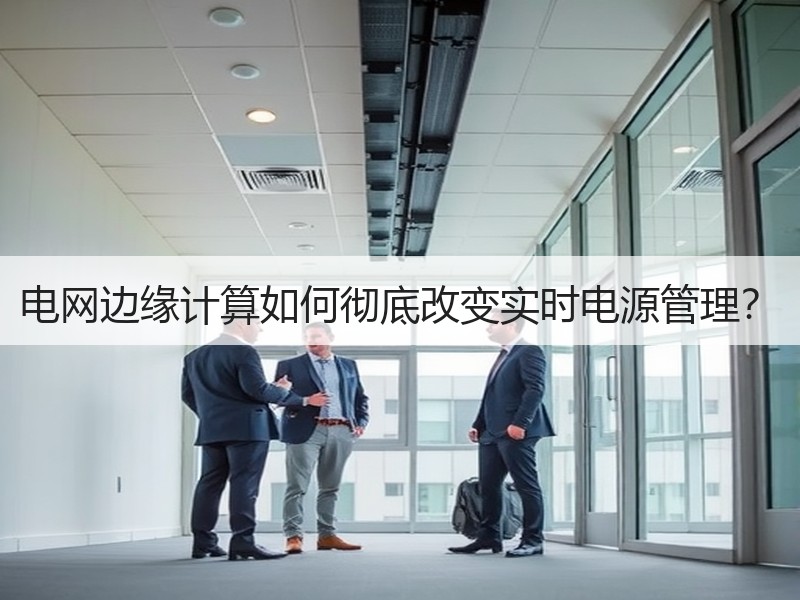 电网边缘计算如何彻底改变实时电源管理？