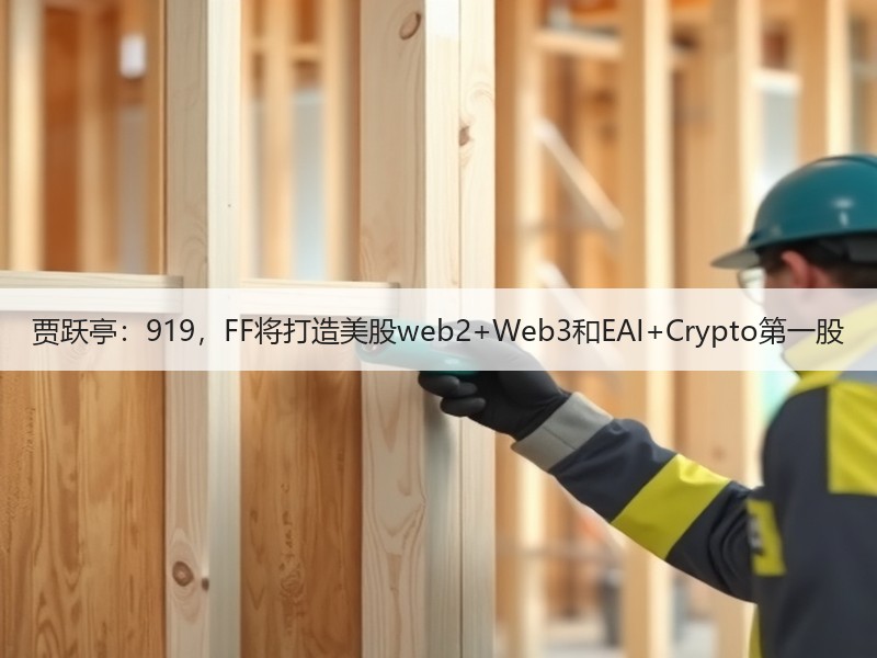 贾跃亭：919，FF将打造美股web2+Web3和EAI+Crypto第一股