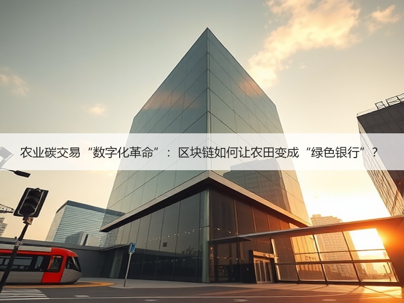 农业碳交易“数字化革命”：区块链如何让农田变成“绿色银行”？