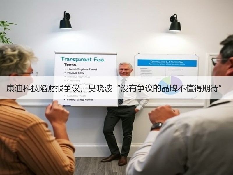 康迪科技陷财报争议，吴晓波“没有争议的品牌不值得期待”