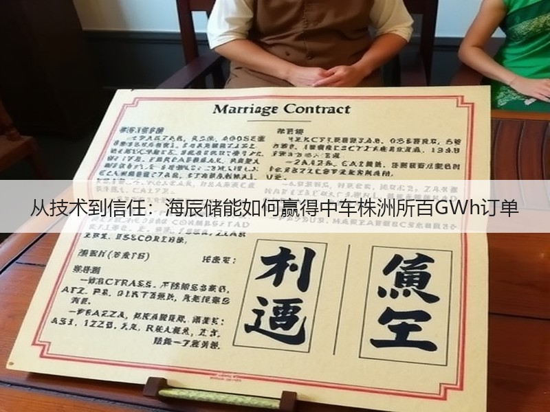 从技术到信任：海辰储能如何赢得中车株洲所百GWh订单