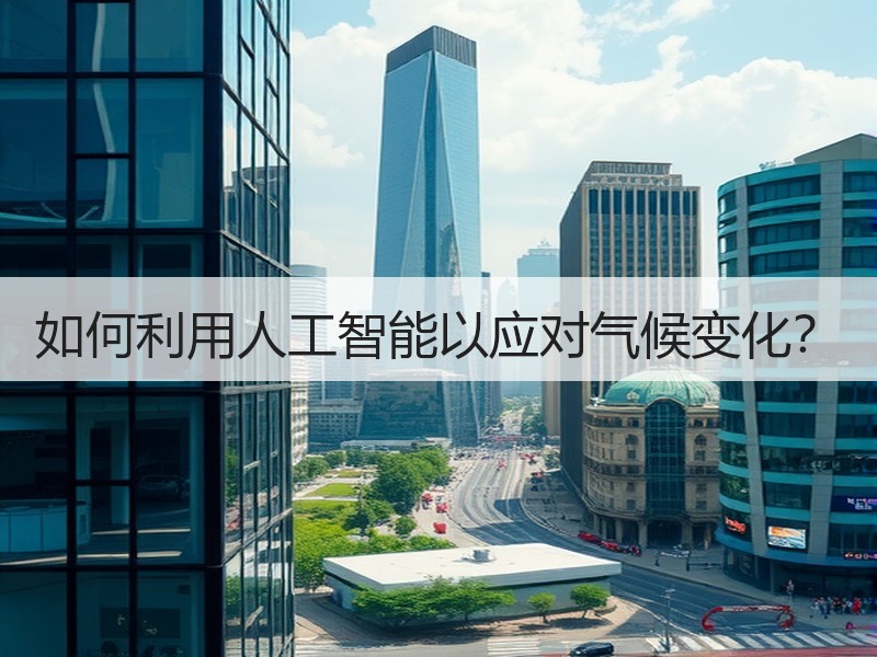 如何利用人工智能以应对气候变化？