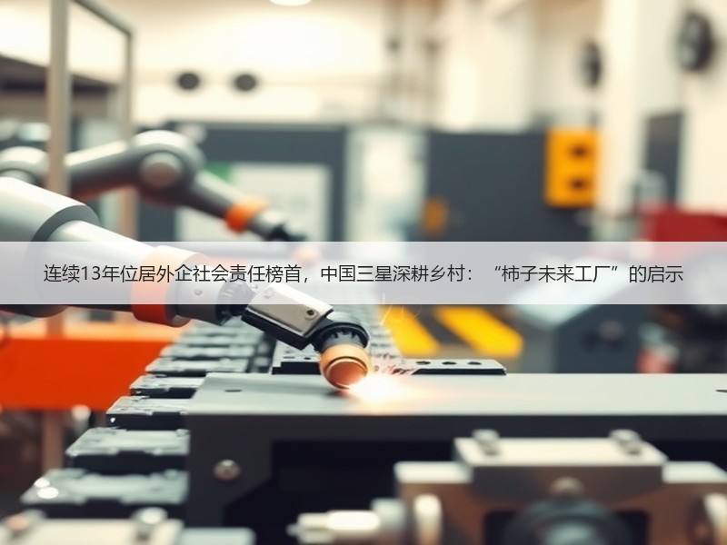 连续13年位居外企社会责任榜首，中国三星深耕乡村：“柿子未来工厂”的启示