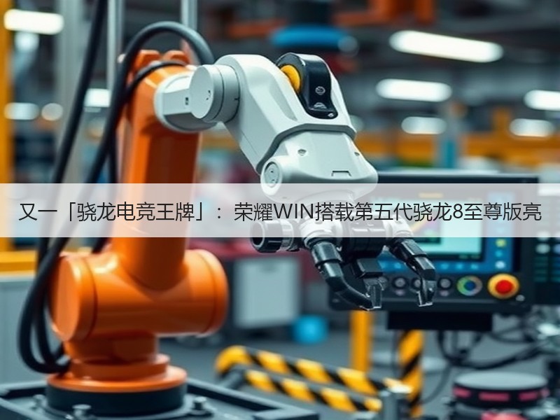 又一「骁龙电竞王牌」：荣耀WIN搭载第五代骁龙8至尊版亮