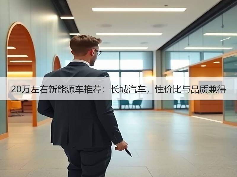 20万左右新能源车推荐：长城汽车，性价比与品质兼得