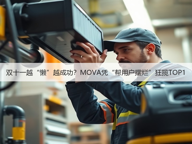 双十一越“懒”越成功？MOVA凭“帮用户摆烂”狂揽TOP1
