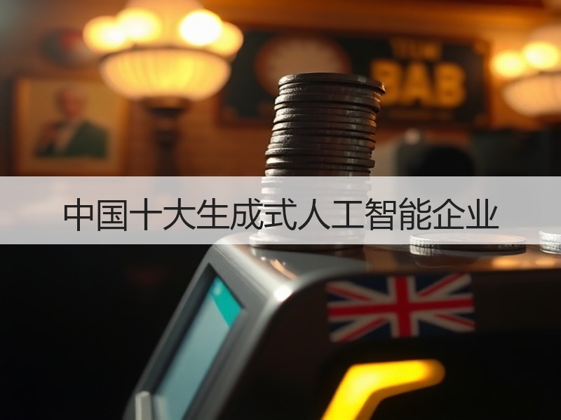 中国十大生成式人工智能企业