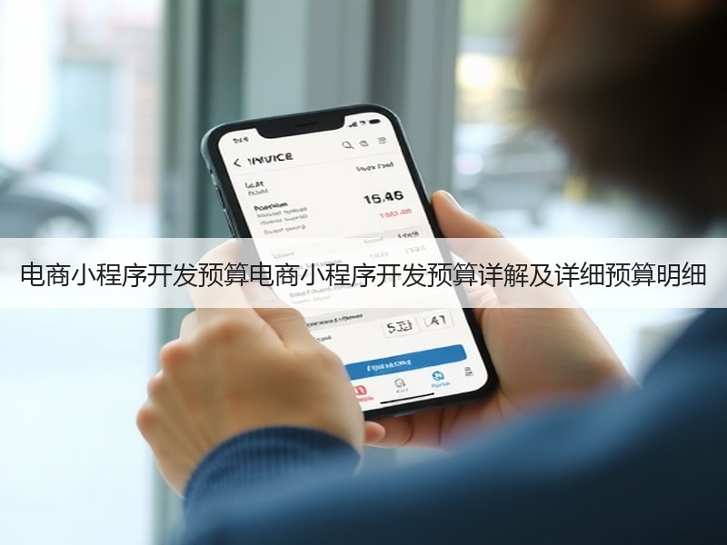 电商小程序开发预算电商小程序开发预算详解及详细预算明细