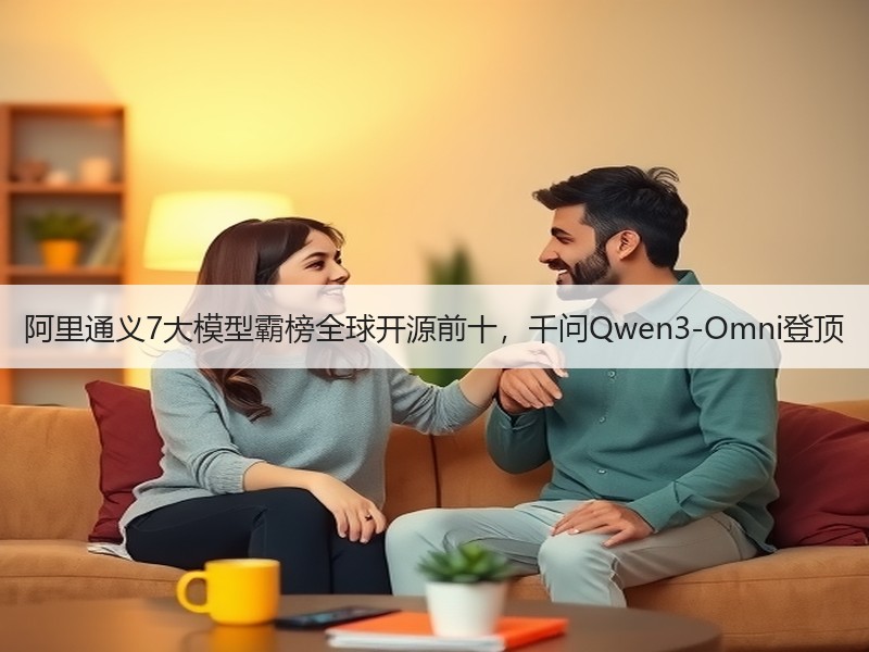 阿里通义7大模型霸榜全球开源前十，千问Qwen3-Omni登顶