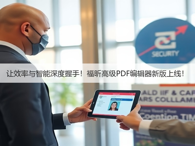 让效率与智能深度握手！福昕高级PDF编辑器新版上线！