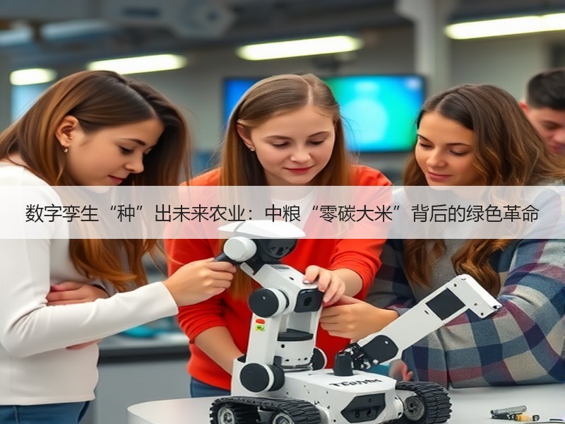 数字孪生“种”出未来农业：中粮“零碳大米”背后的绿色革命