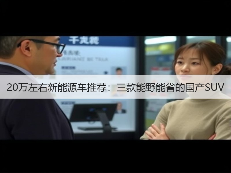 20万左右新能源车推荐：三款能野能省的国产SUV